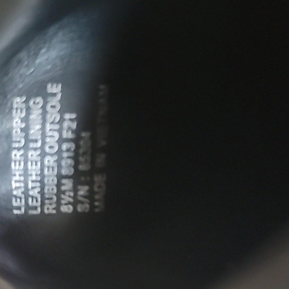 💣 TORY BURCH💣Black Leather Combat Lug Boots - Picture 15 of 15